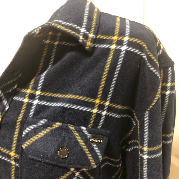 O’Neill fleece button up shirt size medium - Picture 2 of 5